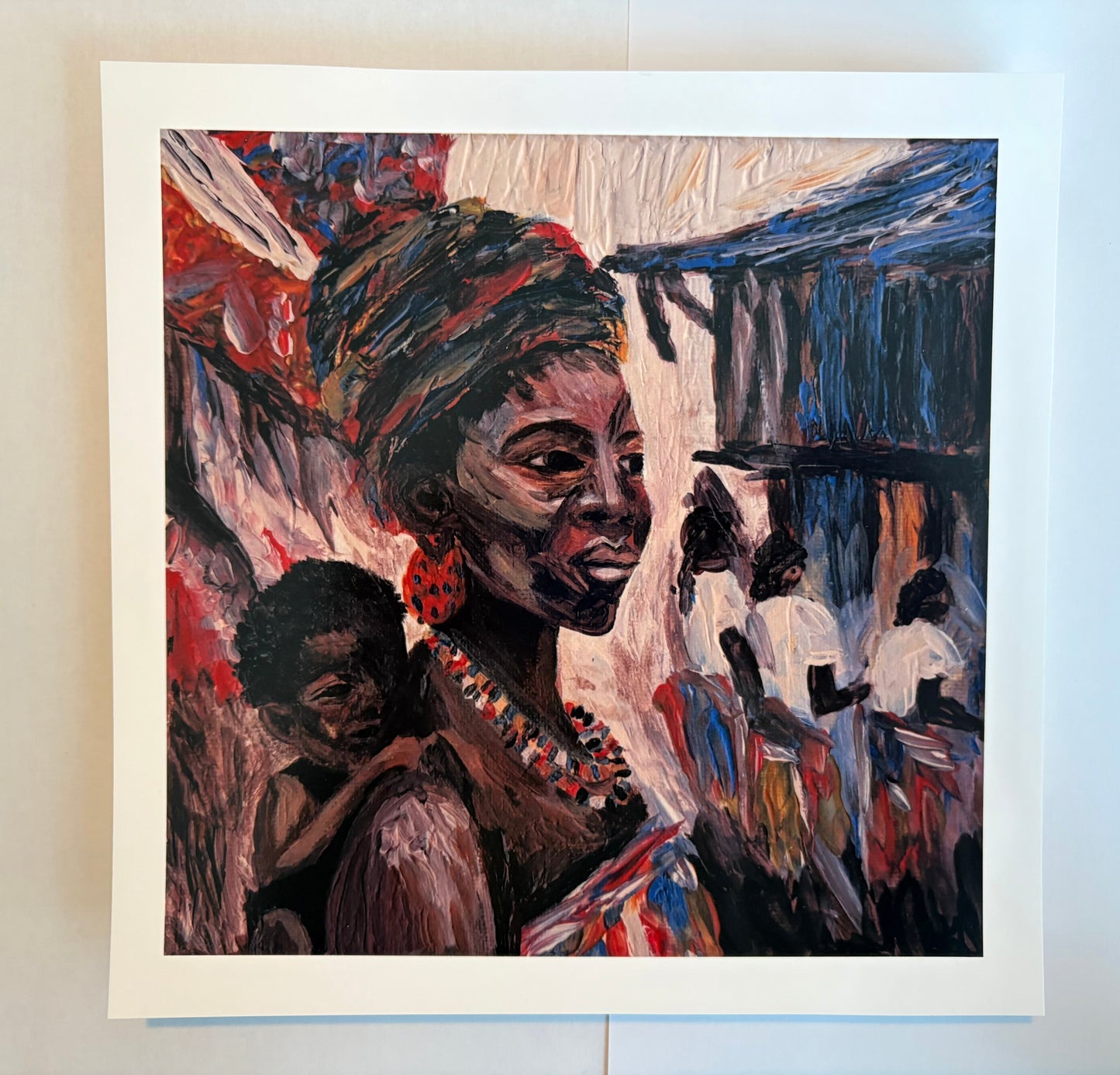 Mayos Market - Art Print- Satin Finish- 8x8inch ready to frame