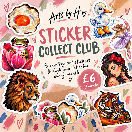 Arts By H Sticker Collect Club