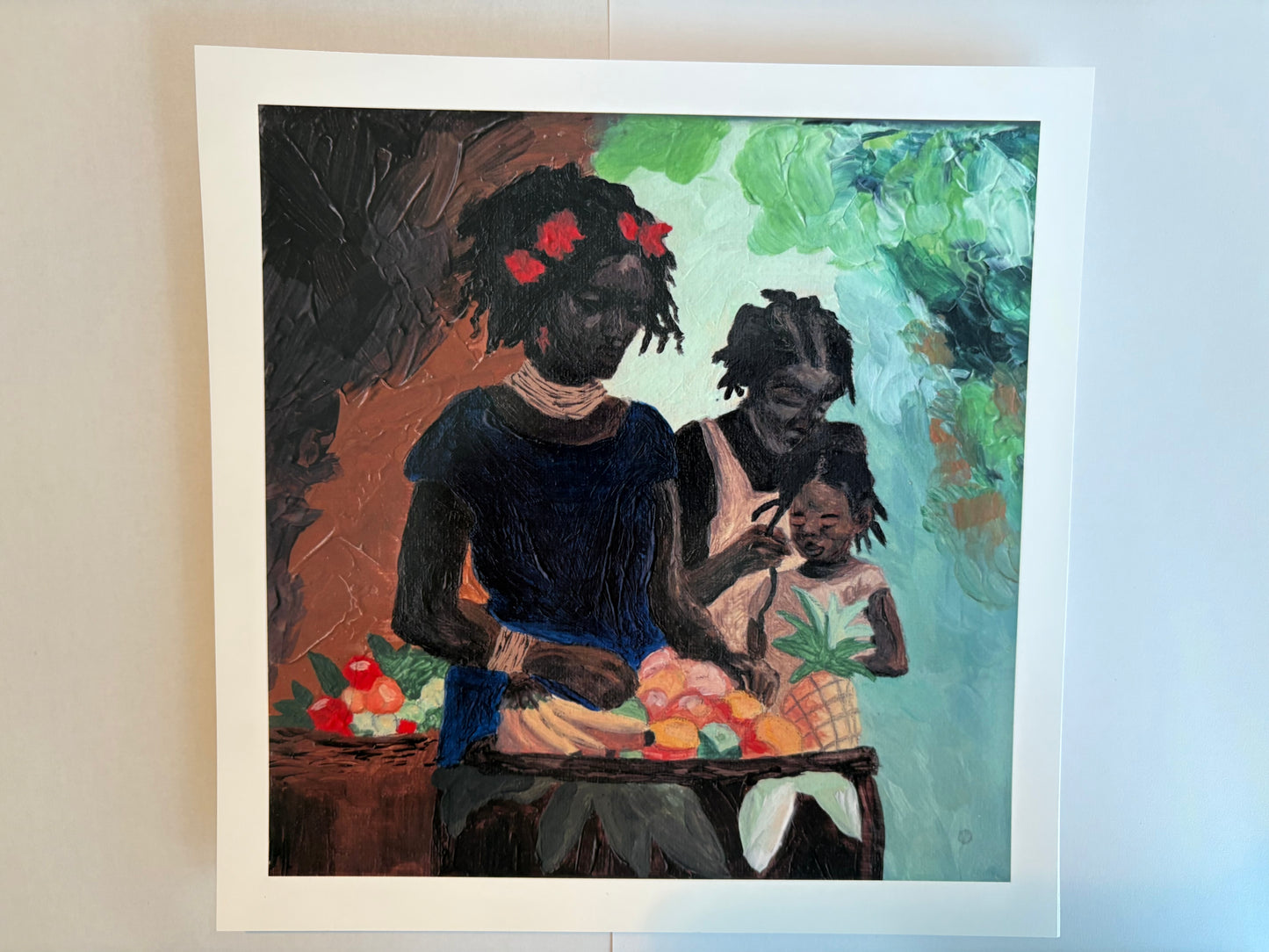 Umoja Market Moment- Art Print- 8x8inch ready to frame, satin finish