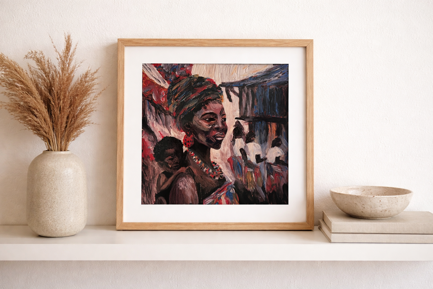 Mayos Market - Art Print- Satin Finish- 8x8inch ready to frame